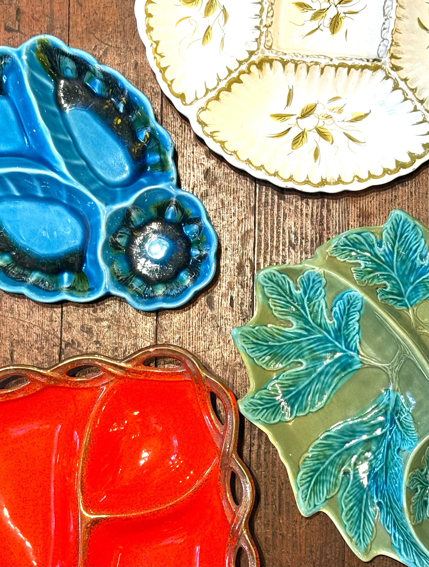 California Pottery Section Trays