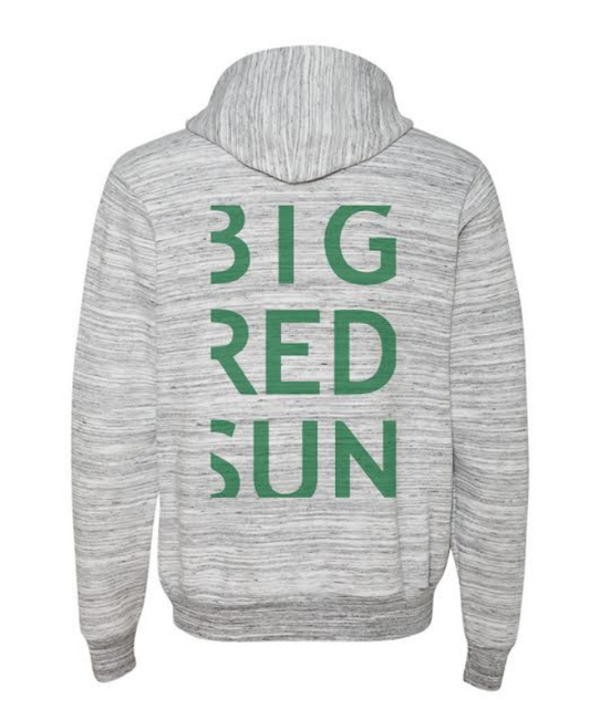 Big Red Sun's I Love Plants Hoodie - Green Ink