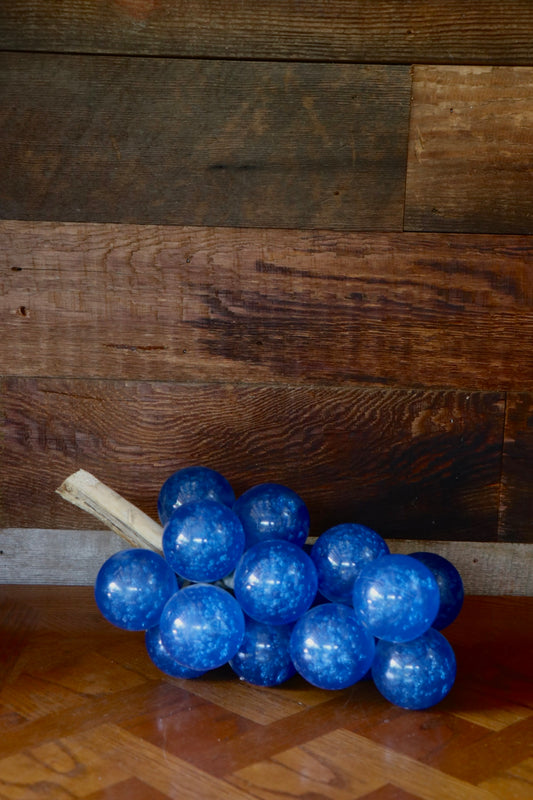 Vintage Lucite Blue Grape Cluster