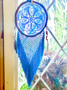 Blue Lace Dream Catcher