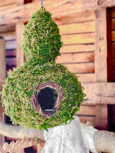 Moss Gourd Birdhouse