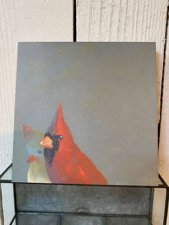 Cardinal Painting by Matt Adrian